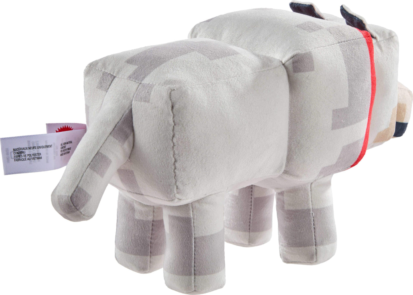Mattel Minecraft Plush Tamed Wolf Toy, Stuffed Animal, 8-inch Soft Doll Inspired by Video Game Character