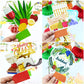LOONELO 9 Pcs Happy Sukkot Honeycomb Centerpieces, Sukkot Table Decorations Table Toppers Party Decorations for Jewish Holiday Celebration Festival