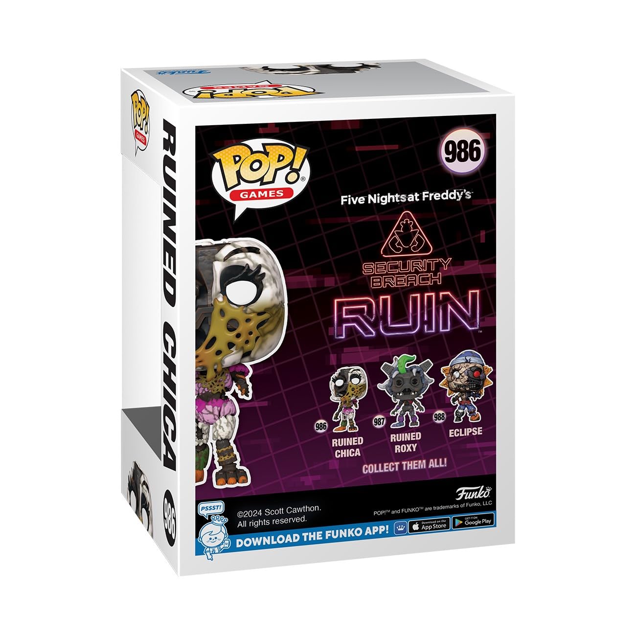 Funko POP! Games: Ruin - Ruined Chica - FNAF - Collectable Vinyl Figure - Gift Idea - Official Merchandise - for Kids & Adults - Video Games Fans