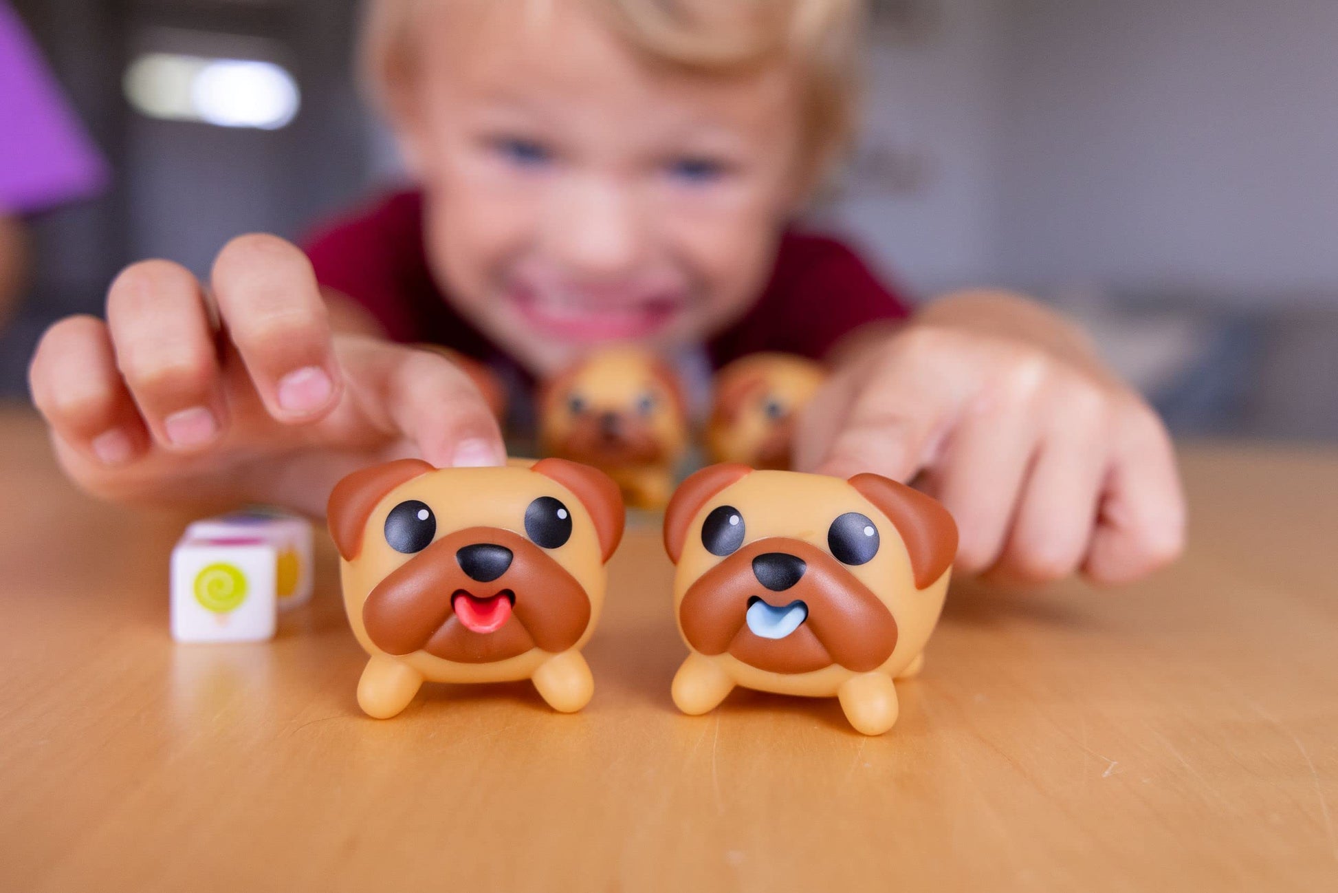 Tongues Out! The Squishy, Squeezy Preschool and Children Game - Educational Puppy Fidget Memory Color Matching Fun by Blue Orange Games - 2-4 Players