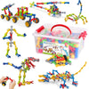 170 Pcs STEM Building Toys for Kids Ages 4-8, Building Blocks Educational Construction Engineering Building Kit for Ages 3 4 5 6 7 8 9 Year Old