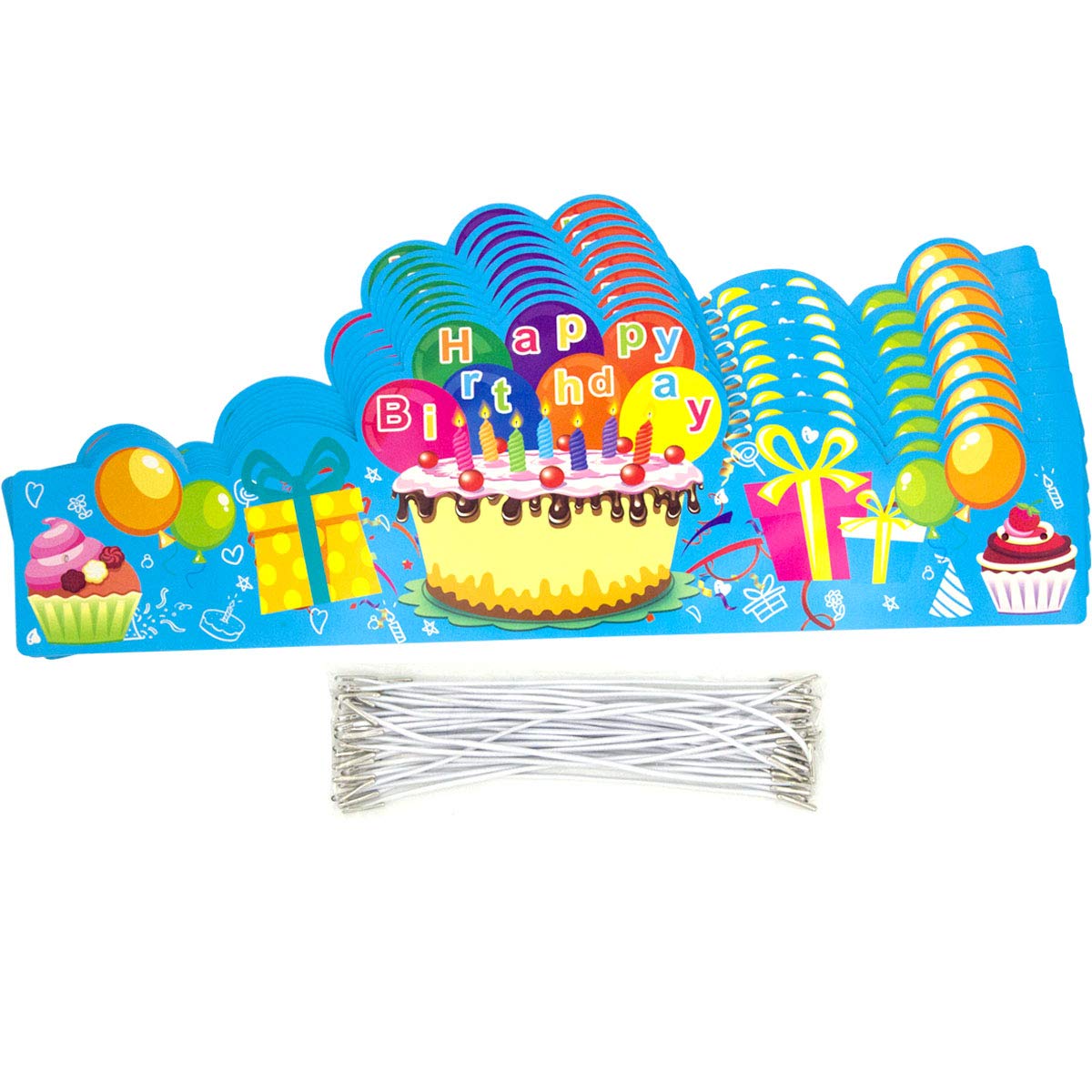 Fancy Land Birthday Crowns for Kids Pack of 30 Classroom Must Haves Pre K