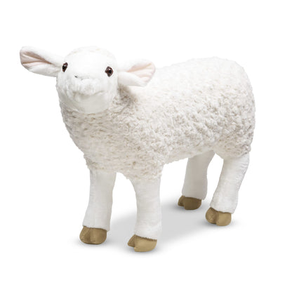Melissa & Doug Giant Sheep - Lifelike Stuffed Animal (Nearly 2 feet Tall)