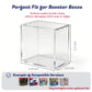 Booster Box Acrylic Case 3 Pack - Magnetic Lid Clear Display Protector, 8MM Thick Acrylic Protective UV Resistant Storage Compatible with PKMN Booster