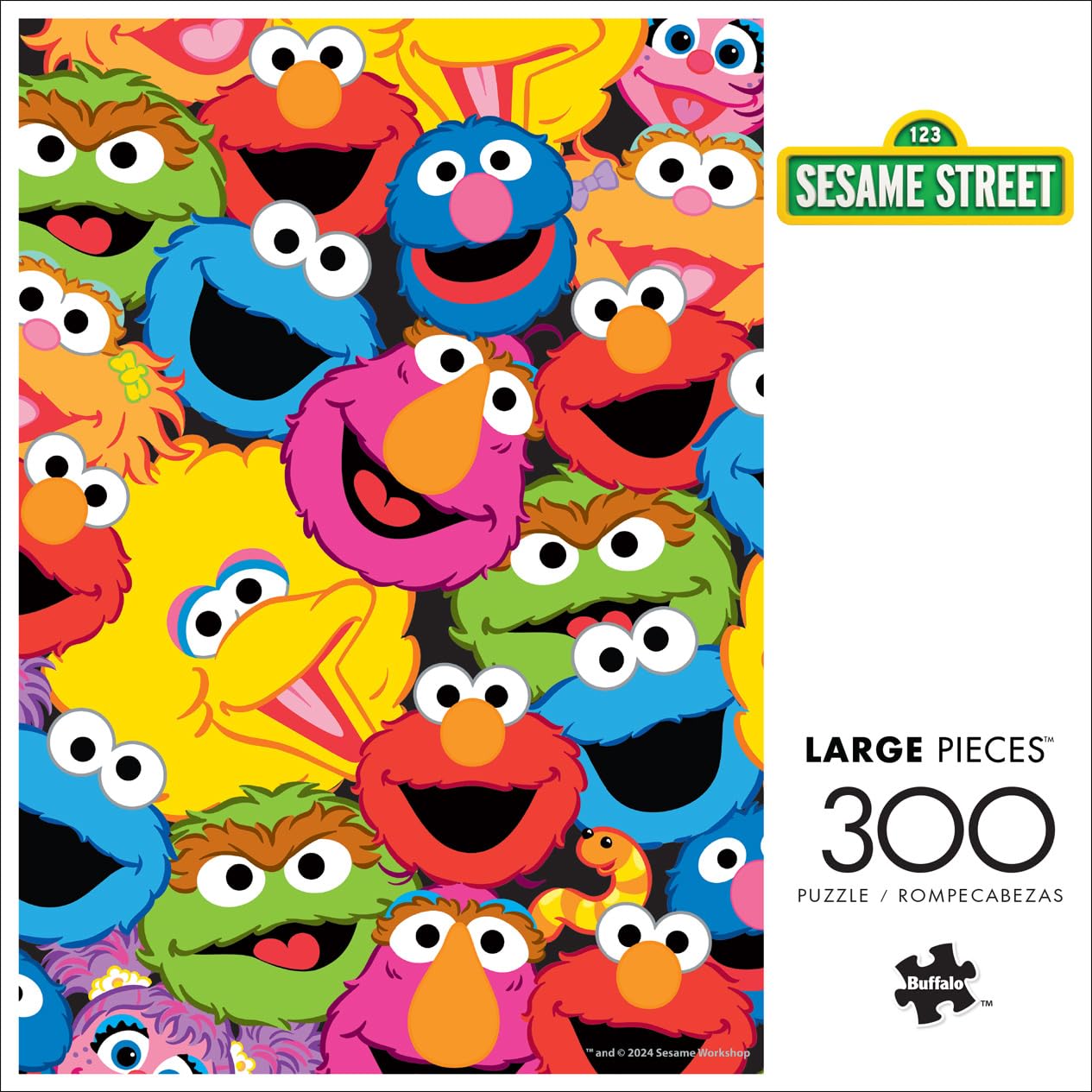 Buffalo Games - Sesame Favorites - 300 Piece Jigsaw Puzzle for Adults