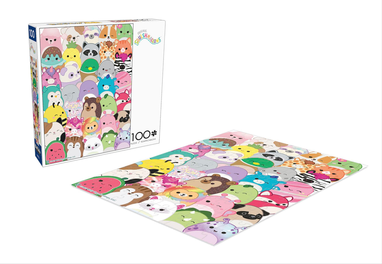Buffalo Games - Squishmallows Buddies - 100 Piece Puzzle for Kids Ages 6-8