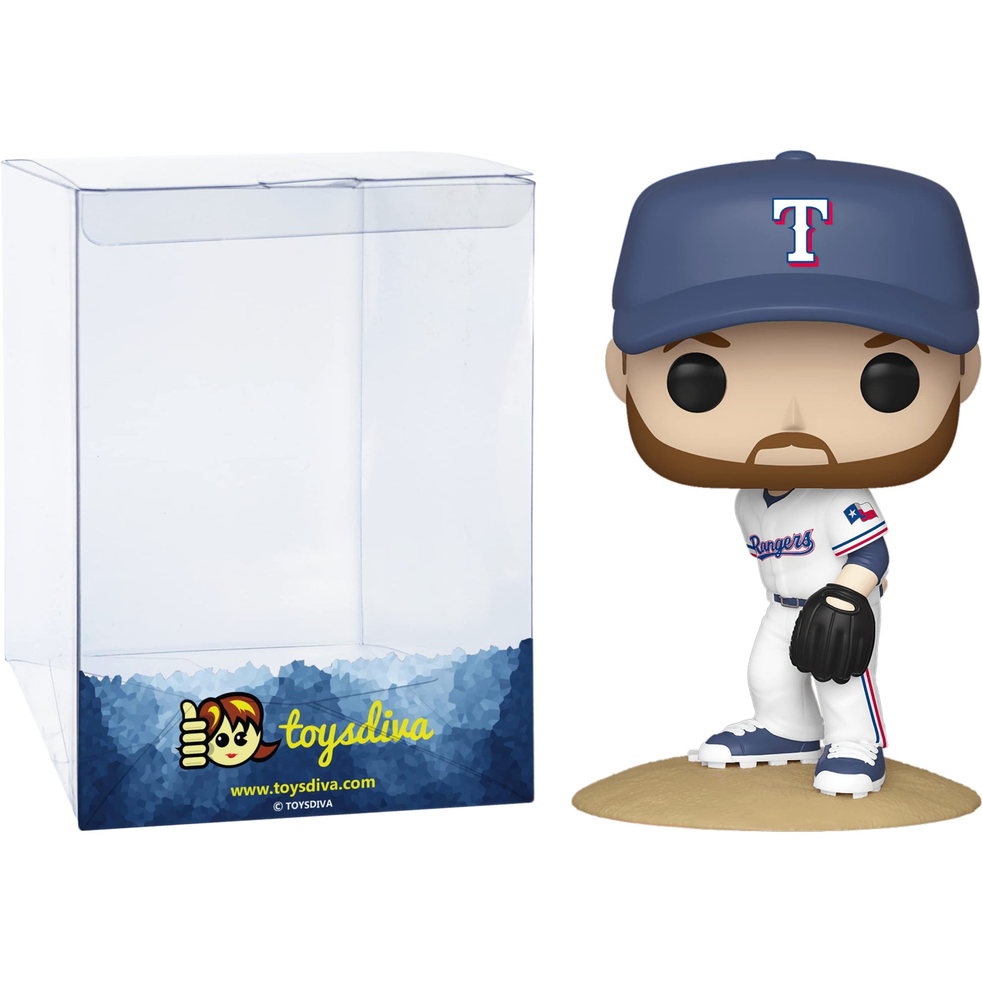 Funko C o r e y K l u b e r : P o p ! Vinyl Figurine Bundle with 1 Compatible 'ToysDiva' Graphic Protector (043-46824 - B)