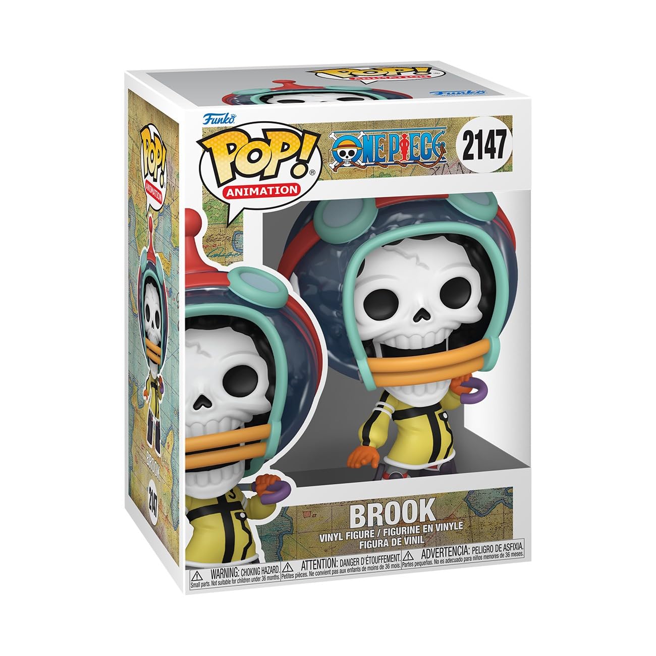 Funko Pop! Animation: One Piece - Brook - Egg Arc - Collectable Vinyl Figure - Gift Idea - Official Merchandise - Toys for Kids & Adults - Anime Fans