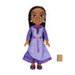 Jakks Pacific Disney's Wish Asha Doll, 14” / 35cm Tall Doll with Royal Reflection Eyes and Hand Braided Hair, Includes Removable Dress and Shoes for