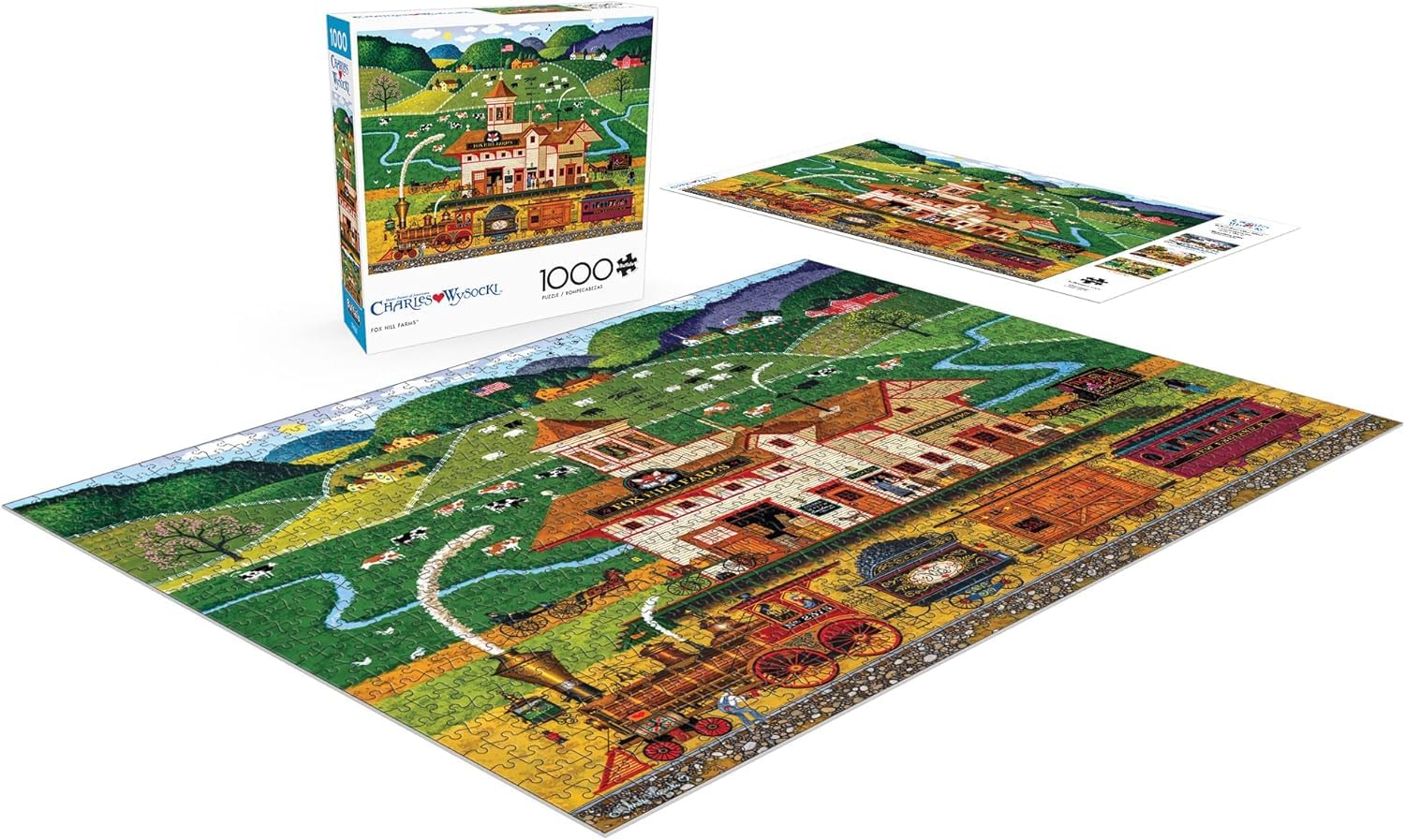 Buffalo Games - Charles Wysocki Fox Hill - 1000 Piece Puzzle for Adults