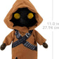 Mattel Star Wars Galactic Pals Plush Toy, Jawa 11-inch Soft Doll Set with Carrier & Personality Profile Card for Personalized Experience