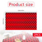 2 Pieces Ladybug Tablecover Ladybug Party Tablecloth, Little Ladybug Plastic Tablecloth Vintage Polka Dots Tablecloth Rectangular Black and Red