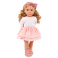 Our Generation Effie 18 Inch Doll, Soft Body, Closed Eyes and Combable Hair, Clothes Set with Ruffle Skirt and Accessories