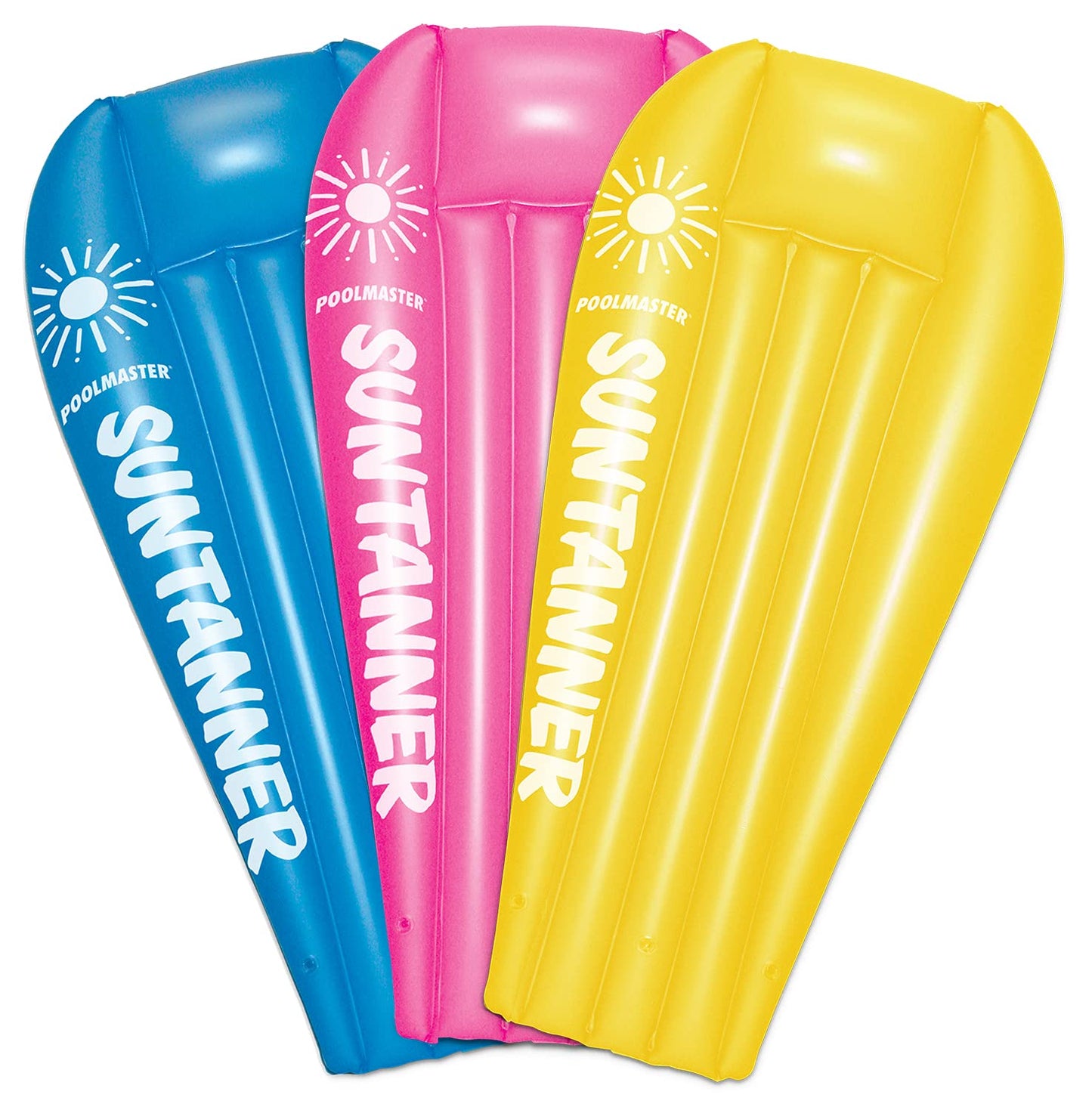 Poolmaster Suntanner Inflatable Swimming Pool Float Mattress, Surprise Color