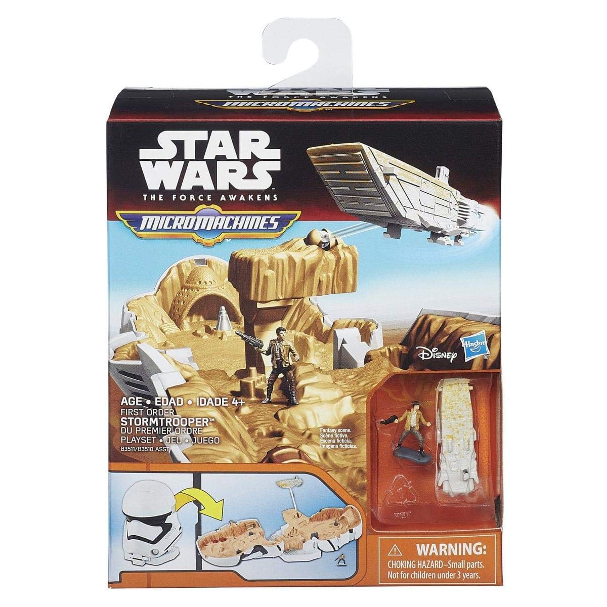 Hasbro Star Wars The Force Awakens Micro Machines First Order Stormtrooper Playset