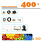 Pamvava Classic Bricks Wheels and Axles Sets, Over 400pcs Car Parts and Pieces Tires, Educational Building Kits Toys