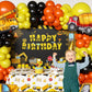 Construction Party Supplies Dump Truck Party Decorations Kits Set arch kit Garland, Construction Backdrop,Construction tablecloth for Kids Party