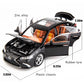 WAKAKAC 1/24 ES300 Diecast Car Model Alloy Collectible Pull Back Toy Car with Light and Sound Toy Vehicle for Boys Children Gift(Black)