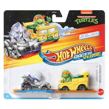 Hot Wheels Racer Verse Shredder & Michelangelo