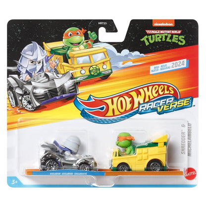 Hot Wheels Racer Verse Shredder & Michelangelo