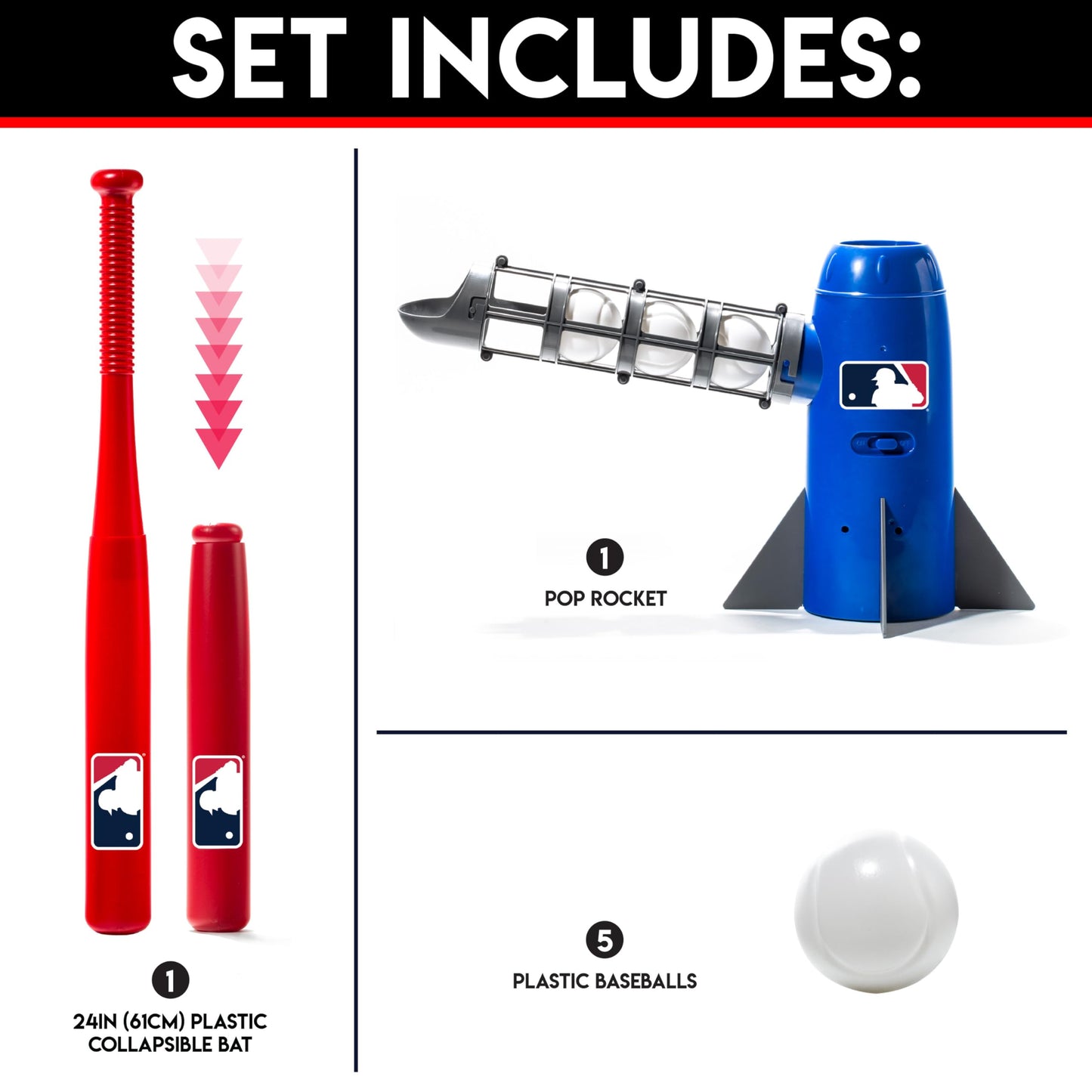 Franklin Sports Pop Rocket Baseball Hitting Training Aid