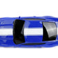 Jada Toys Big Time Muscle Hyperchargers RC - 2015 Ford Mustang Gt, Usb Charging, 2.4 Ghz, Glossy Blue with White Stripes (30723)