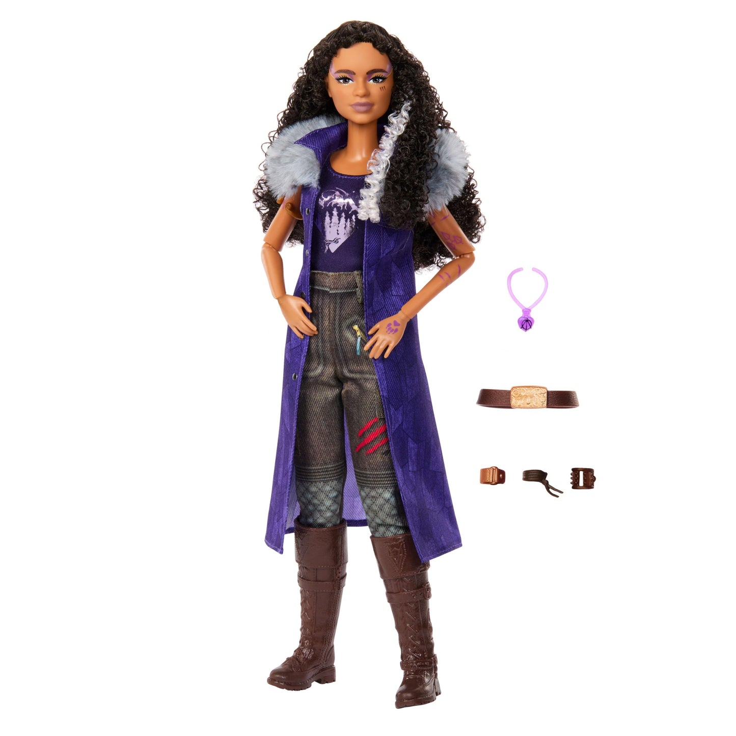 Mattel Disney Zombies 4: Dawn of the Vampires Willa Lykensen Fashion Doll with Removable Outfit & 7 Accessories, Inspired by the Movie