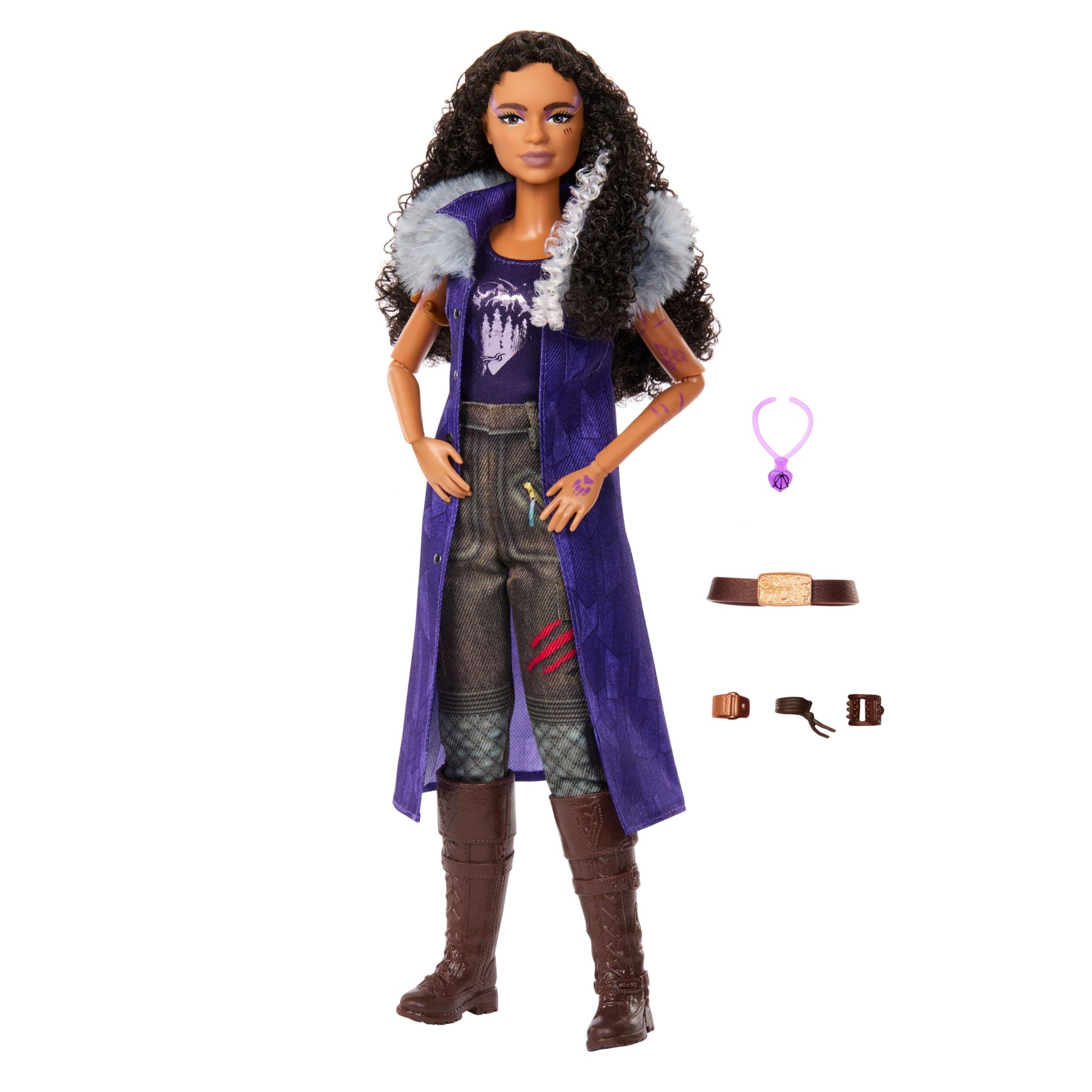 Mattel Disney Zombies 4: Dawn of the Vampires Willa Lykensen Fashion Doll with Removable Outfit & 7 Accessories, Inspired by the Movie