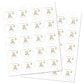 2"" Round Bear Balloon Baby Shower Thank You Beary Much Favor Stickers - Set of 40 (Green Balloon)