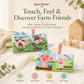 Bebe Mondo Touch & Feel Cloth Crinkle Books for Babies Infant,Baby Books Toys 0-3-6-12-18 Months,Christmas Shower Baby Gifts,High