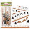 BMC WW2 Atlantic Wall Fortifications - 21pc Plastic Army Men Accessories