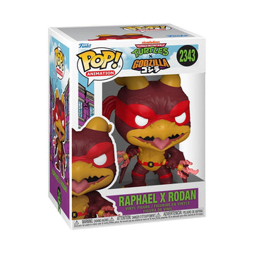 Funko Pop! Animation: Godzilla X Turtles - Raphael x Rodan - Collectable Vinyl Figure - Gift Idea - Official Merchandise - Toys for Kids & Adults