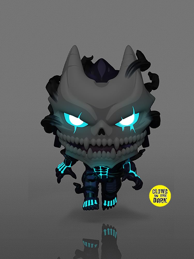 Epic Collectibles Pop Anime: Kaiju No. 8 - Kaiju No. 8 Uncontrollable (Glows in the Dark) Exclusive Vinyl Figure Bundled with Box Protector Compatible