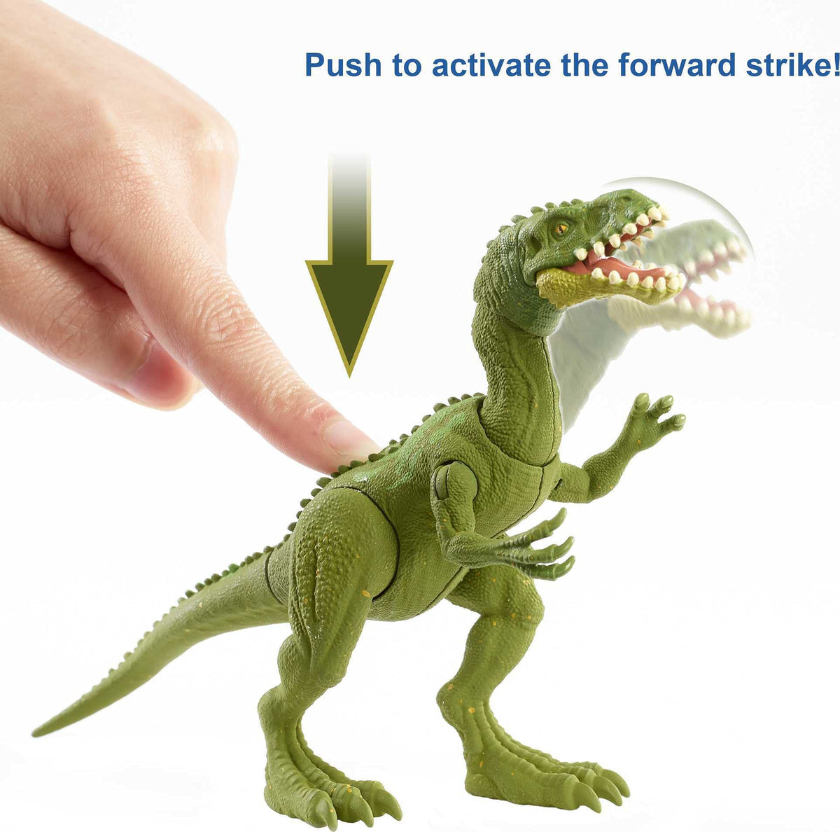 Mattel Jurassic World Fierce Force Dinosaur Action Figure, Masiakasaurus Dino Toy with Movable Joints, Realistic Sculpting & Single-Strike Motion