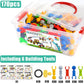 170 Pcs STEM Building Toys for Kids Ages 4-8, Building Blocks Educational Construction Engineering Building Kit for Ages 3 4 5 6 7 8 9 Year Old