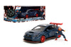 Jada Toys 2016 Subaru WRX STI w/Yuji Itadori Die-Cast Figure, Jujutsu Kaisen 1:24 Scale Collectible Car - Opening Doors, Hood & Trunk