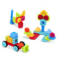 Battat - Bristle Blocks - STEM Interlocking Building Blocks - 50 Pieces Playset - Reusable Carry Case - Developmental Toys for Toddlers & Kids - Basic