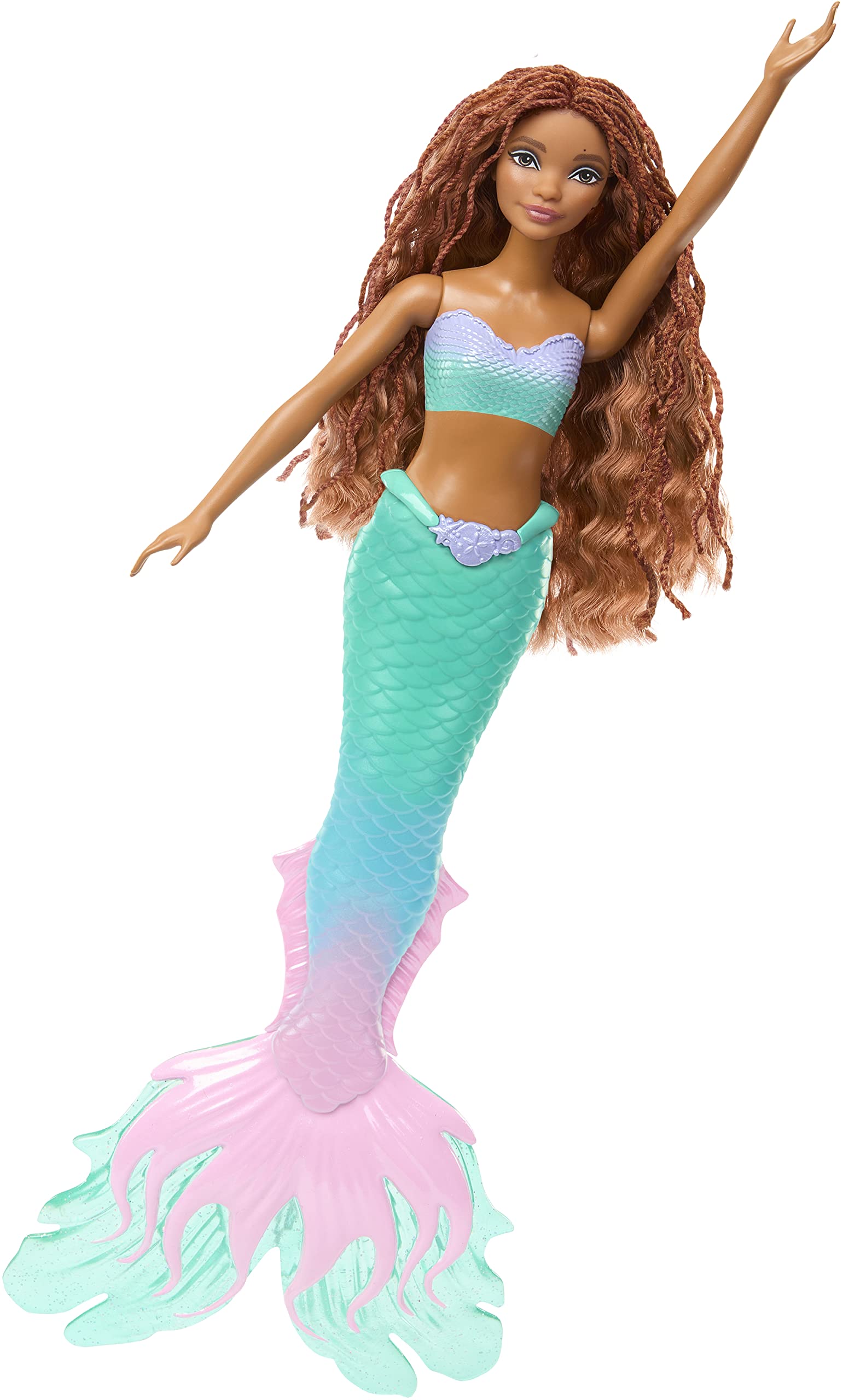Mattel Disney The Little Mermaid Doll, Ariel, Singing and Fantasy, Singing with Mermaid Tail, Collectable, Children's Toy, from 2 Years, HNK77
