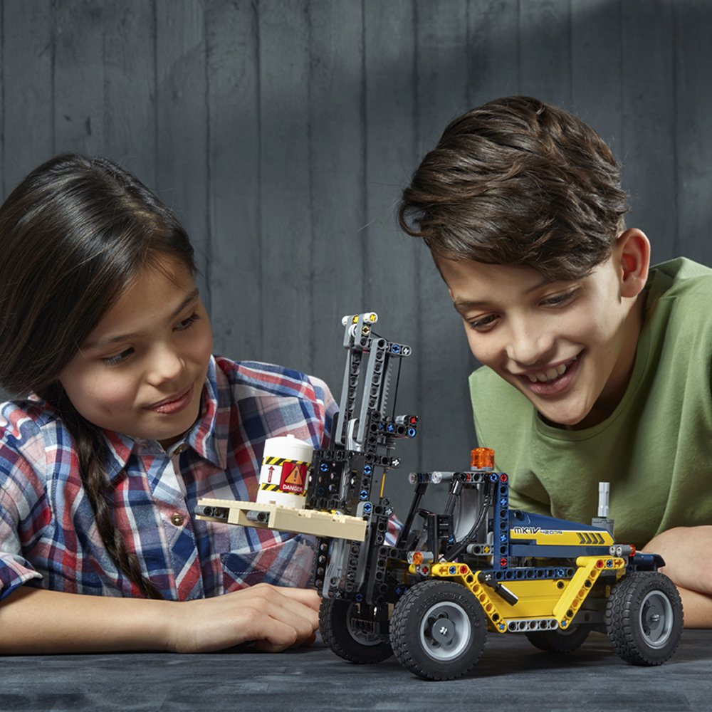 LEGO Technic Heavy Duty Forklift 42079 Building Kit (592 Pieces)
