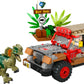 LEGO 76958 Jurassic Park Dilophosaurus Ambush Dinosaur Toy Set with Figure and Jeep for Children from 6 Years