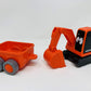 NewRay Kubota Pre-School Lil' Orange Construction Excavator Playset