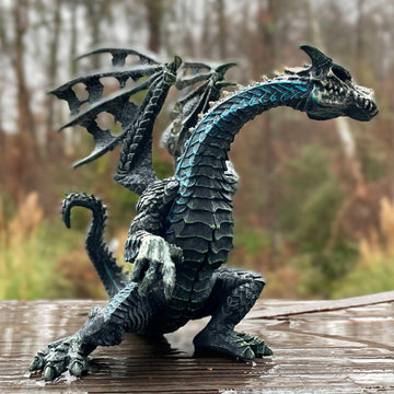 Safari Ltd. Ghost Dragon Figurine - Detailed 5.75" Model Figure - Fun Spooky Fantasy Play Toy for Boys, Girls & Kids Ages 4+