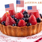Efivs Arts 100 Pcs 4th of July American Toothpick Flag Toppers Cake Decorations Independence Day Patriotic Cupcake Toppers Picks for Army Graduation