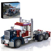 HIGH GODO Semi Truck Building Set, MOC City Road Tow Truck Model Kit Build and Display, Technology Trailer Set Toy Gift for Teens Adults 12+ (269PCS)