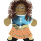 Hygloss 2 oz Curly Doll Hair for Crafts Assorted- Premium Synthetic Hair for Doll Making, Puppets, and Arts & Crafts Projects - Easy Application