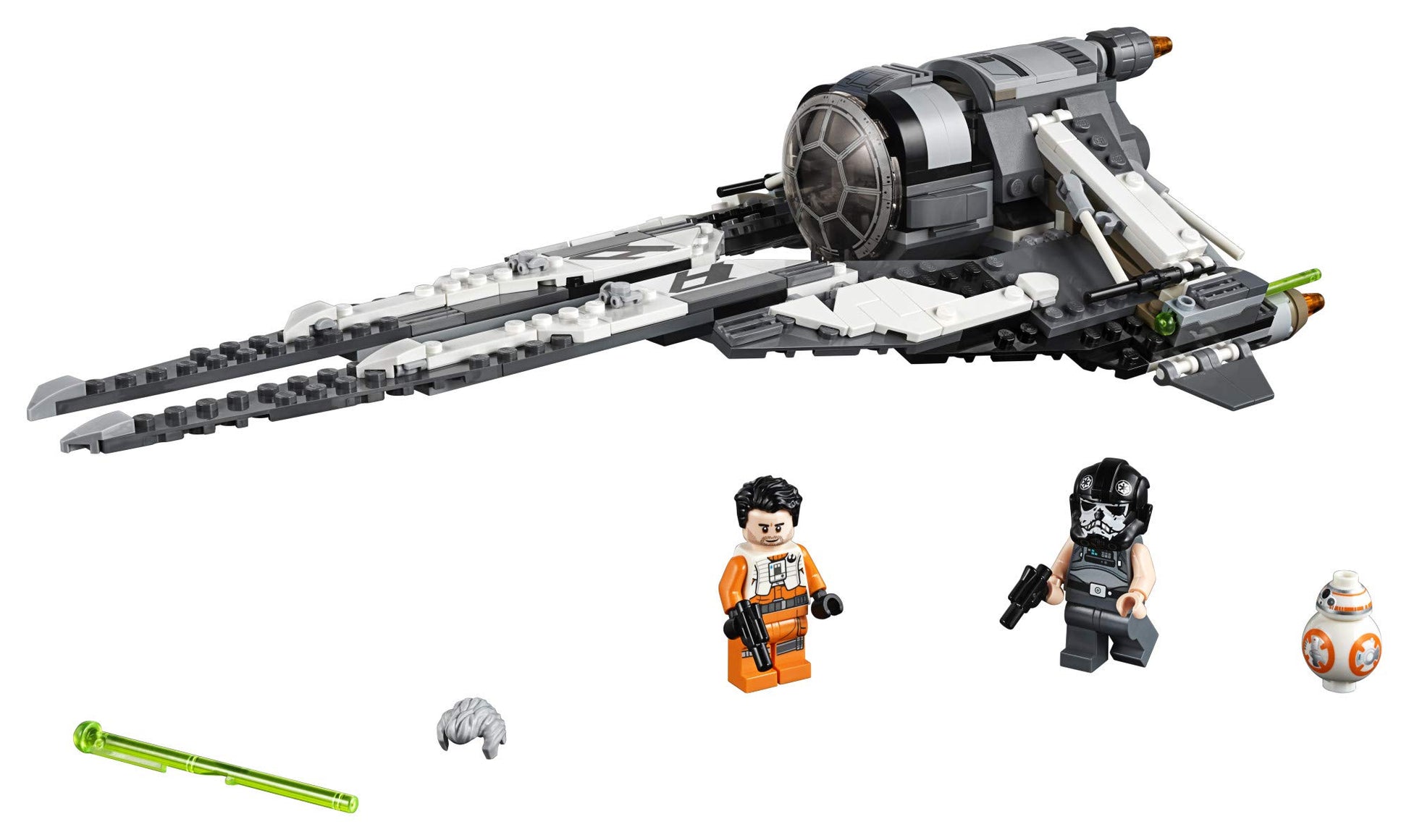 LEGO Star Wars Resistance Black Ace TIE Interceptor 75242 Building Kit (396 Pieces)