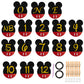 CHuangQi Mouse Themed Birthday Party Photo Banner & “ONE” High Chair Banner, NB to 12 Month Photo Banner, 1st Birthday Supplies, Baby Shower