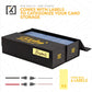 HOMEXPRO Trading Card Storage Box [3 PACK] - Magnetic Lid | Fits 800 Cards, 200 Toploaders, or 50 One Touch - Baseball Card Storage Box - Labels