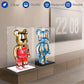 DuvinDD Acrylic Display Case for Large Collectibles, 29 inch Tall Clear Display Box for Lego NASA Artemis 10341 42221, for Bearbrick 1000% Doll