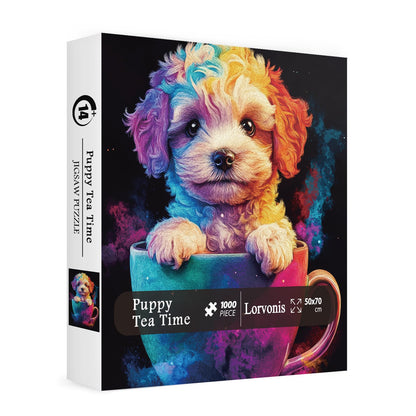 Funny Dog Puzzles for Adults 1000 Pieces, Cute Colorful Puppy Jigsaw Puzzles, Challenging Difficult Animal Puzzles